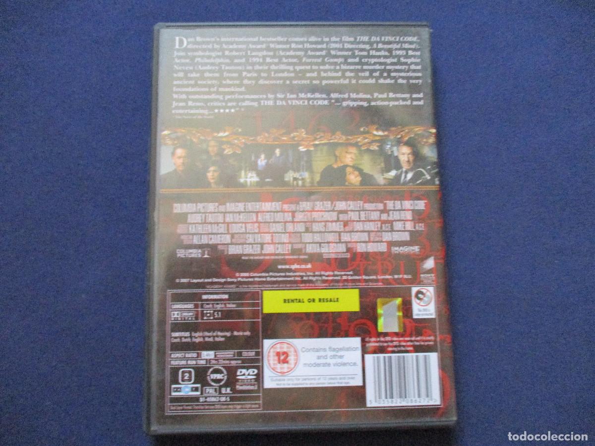 Cine: DVD - THE DA VINCI CODE / VERSI&Oacute;N ORIGINAL SOLO EN INGL&Eacute;S - Foto 2