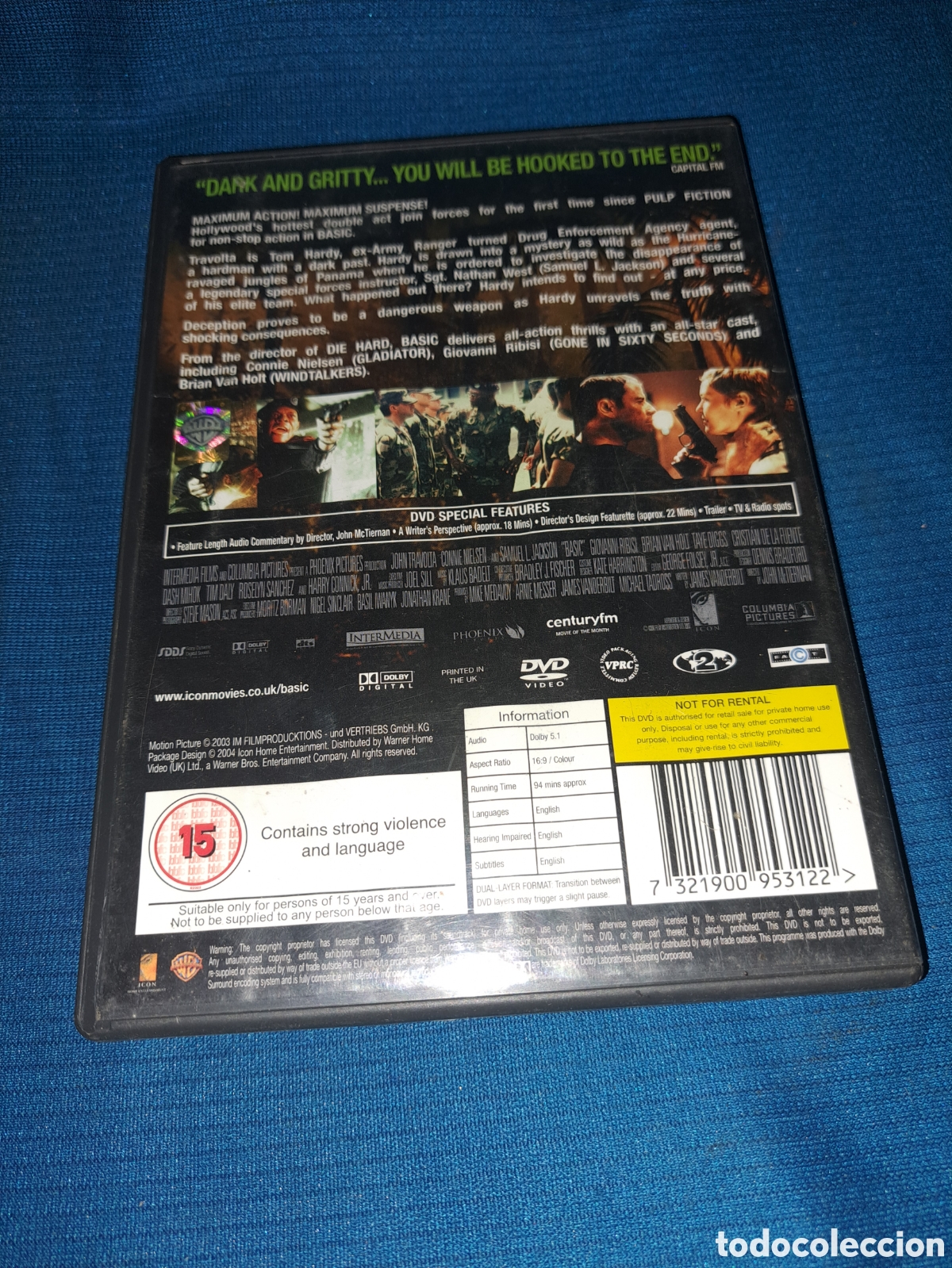 Cine: DVD, BASIC. JOHN TRAVOLTA - Foto 2