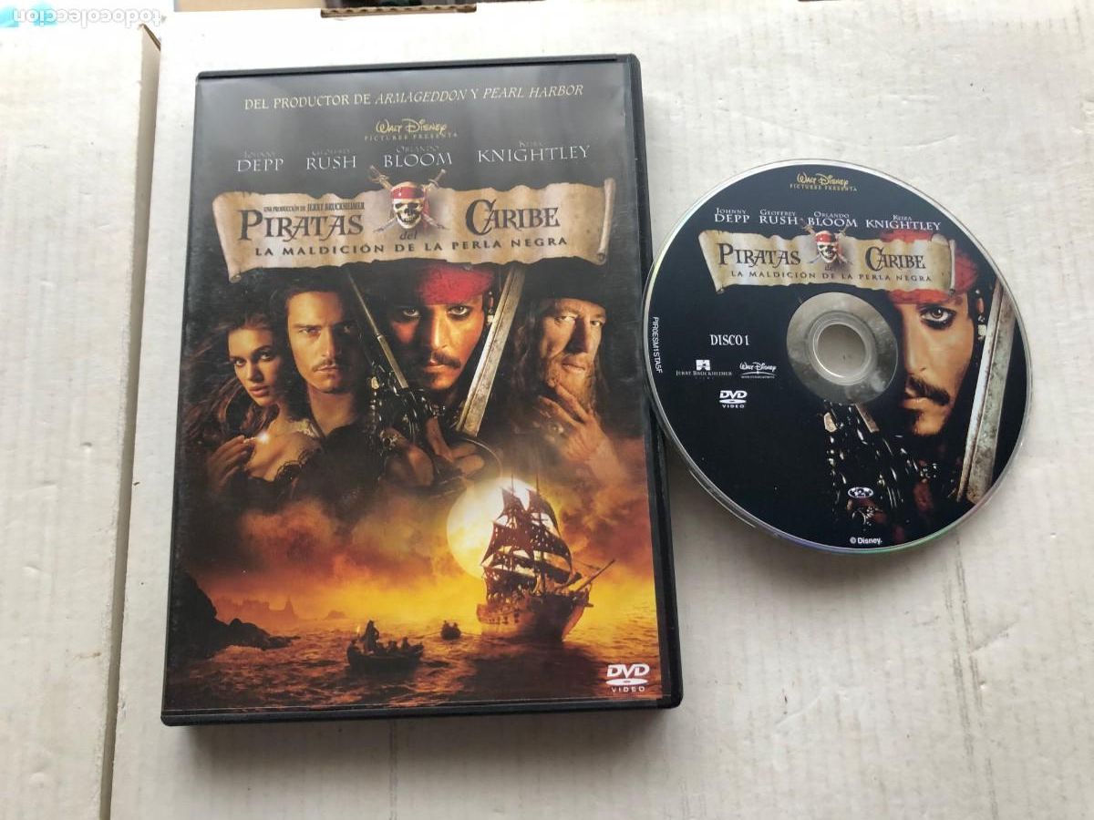 Cine: piratas del caribe la maldicion de la perla negra walt disney - DVD PELICULA KREATEN