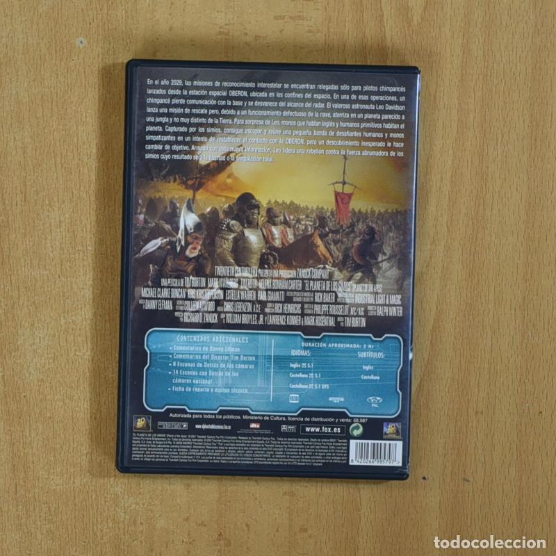 Cine: EL PLANETA DE LOS SIMIOS - DVD - Foto 2