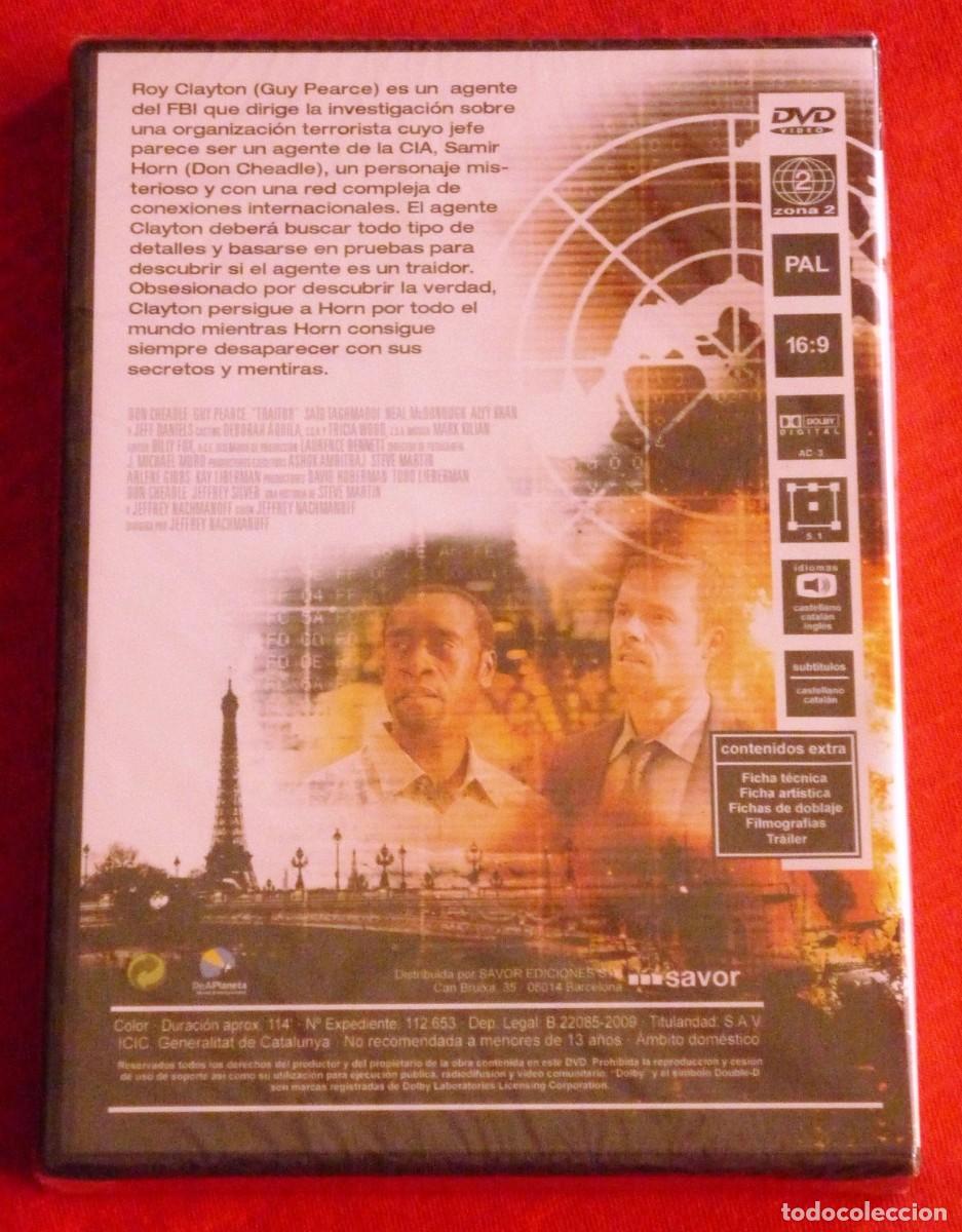 Cine: DVD - TRAIDOR - PRECINTADA - DON CHEADLE, GUY PERCE - Foto 2