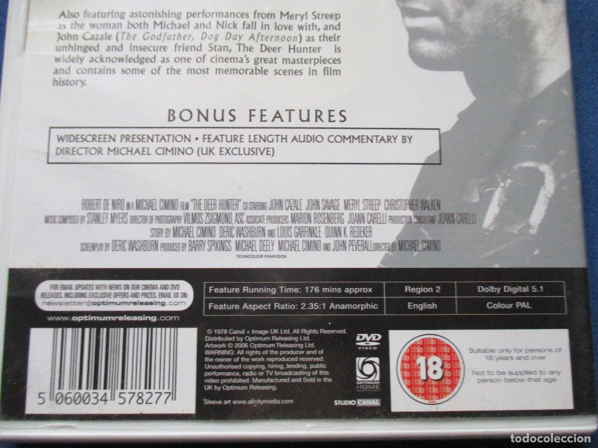 Cine: DVD - THE DEER HUNTER &middot; VERSI&Oacute;N ORIGINAL EN INGL&Eacute;S - Foto 3
