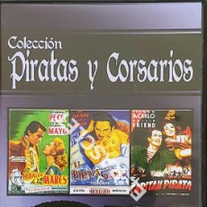 Cine: CINE PELICULA EN DVD -EL HIDALGO DE LOS MARES-EL PIRATA Y LA DAMA- EL CAPITÁN PIRATA. Lote 395806614