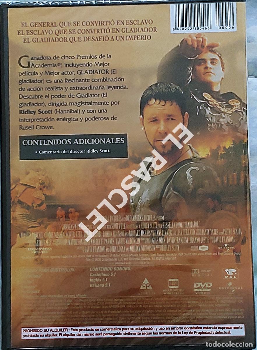 Cine: CINE PELICULA EN DVD -GLADIATOR - Foto 2