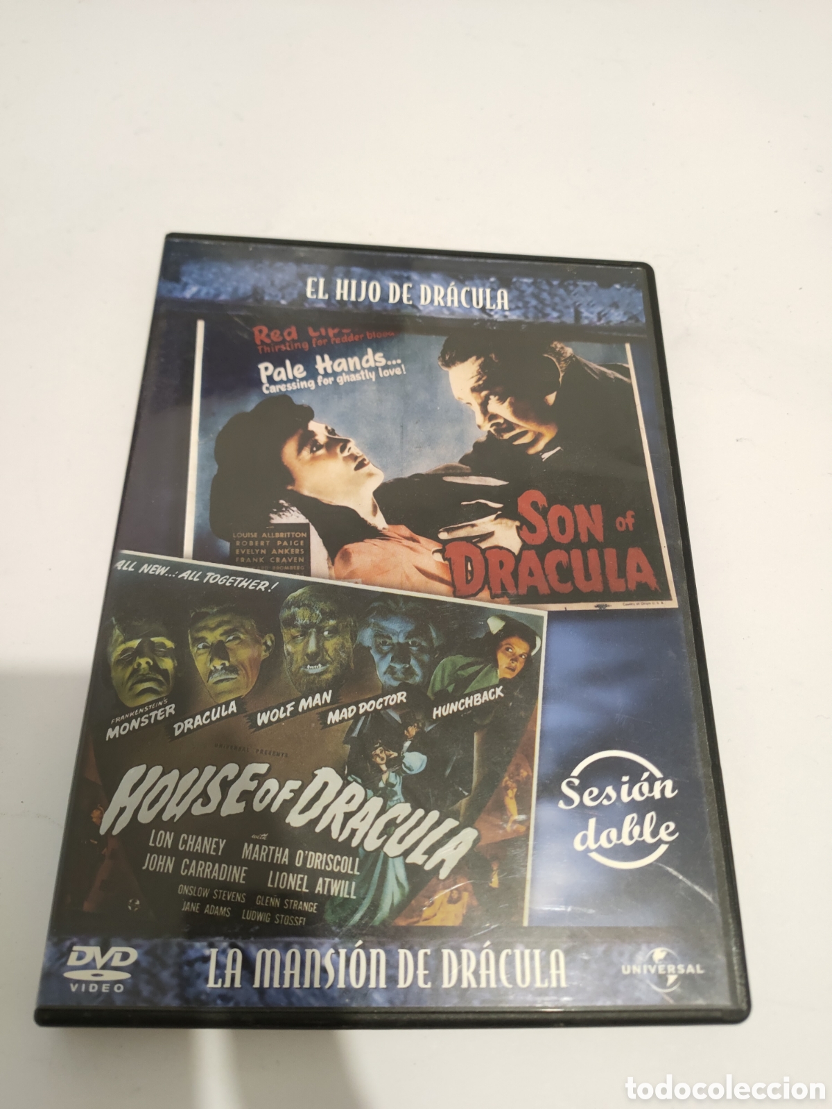 Cin&eacute;ma: S822 pack el hijo de Dr&aacute;cula / la mansi&oacute;n de Dr&aacute;cula DVD SEGUNDAMANO
