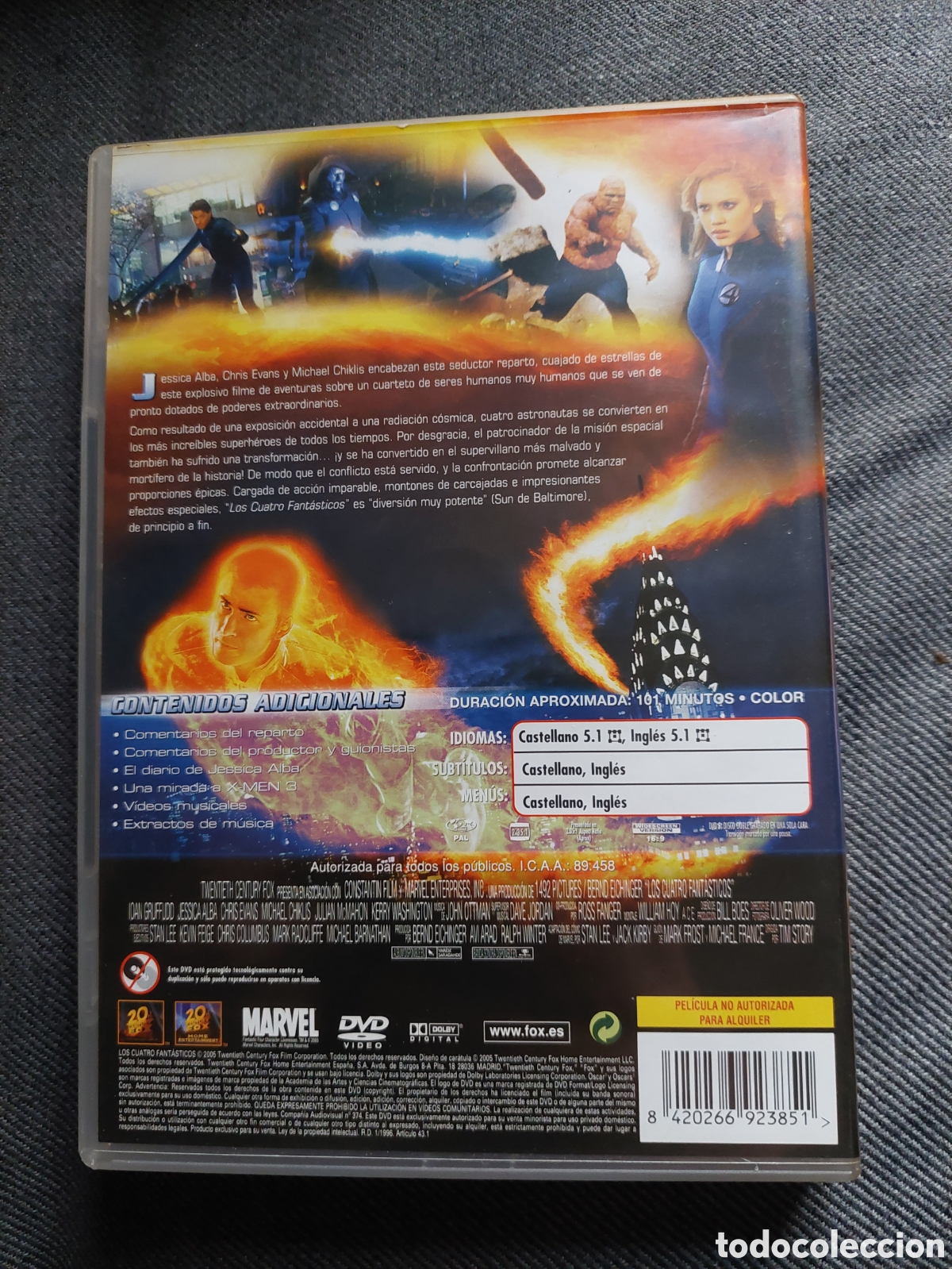 los 4 fantasticos y silver surfer - pelicula bl - Compra venta en  todocoleccion