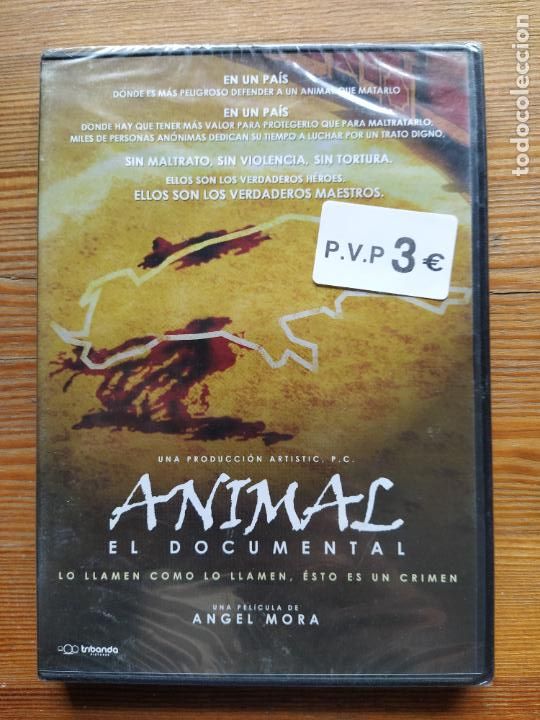 Kino: DVD ANIMAL - EL DOCUMENTAL - ANGEL MORA - NUEVO, PRECINTADO (4N)