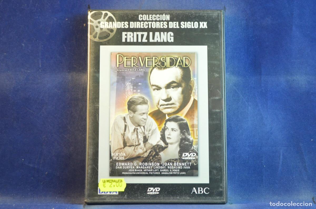 Cine: FRITZ LANG - PERVERSIDAD - DVD - Foto 1