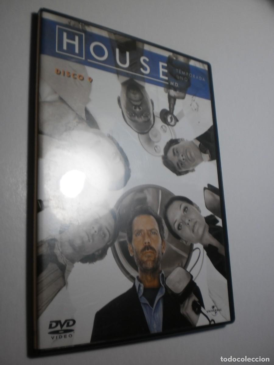 Cinema: dvd house. disco 9 temporada 1 caja fina (buen estado)
