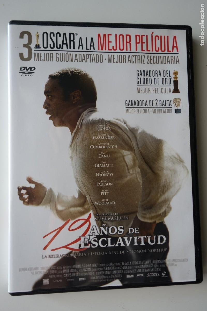Kino: 12 a&ntilde;os de esclavitud. DVD. 3 OSCAR 2013: MEJOR PELICULA, GUION ADAPTADO Y ACTRIZ SECUNDARIA