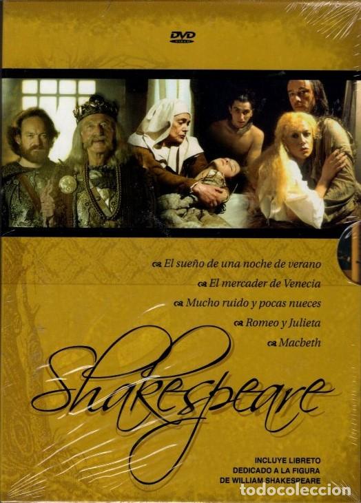 Cine: SHAKESPEARE - DVD ( 5-DVD PRECINTADOS ) VER DORSO LOS TITULOS DE ESTAS CAUTIVADORAS HISTORIAS