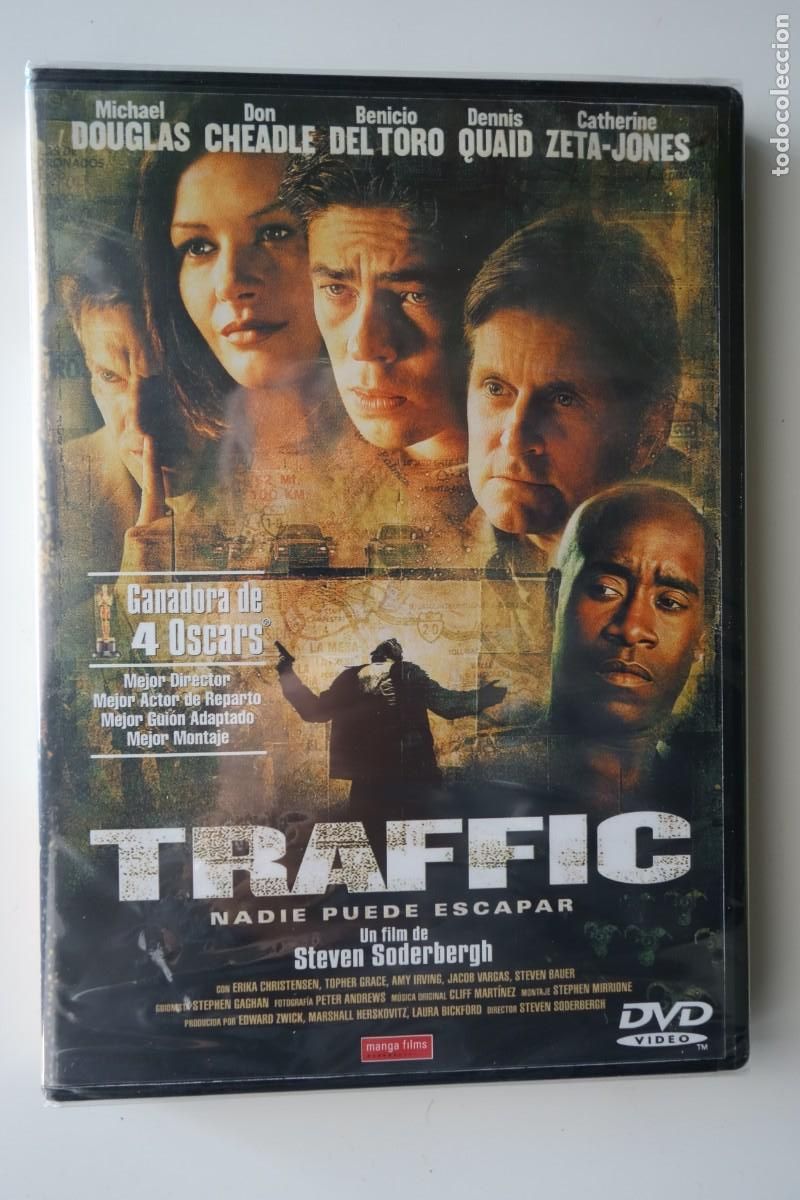 Cin&eacute;ma: Traffic. DVD. GANADORA DE 4 OSCARS. PRECINTADA