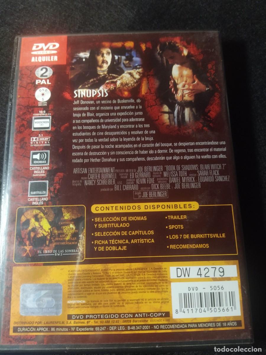 Cine: EL LIBRO DE LAS SOMBRAS - DVD - Foto 2
