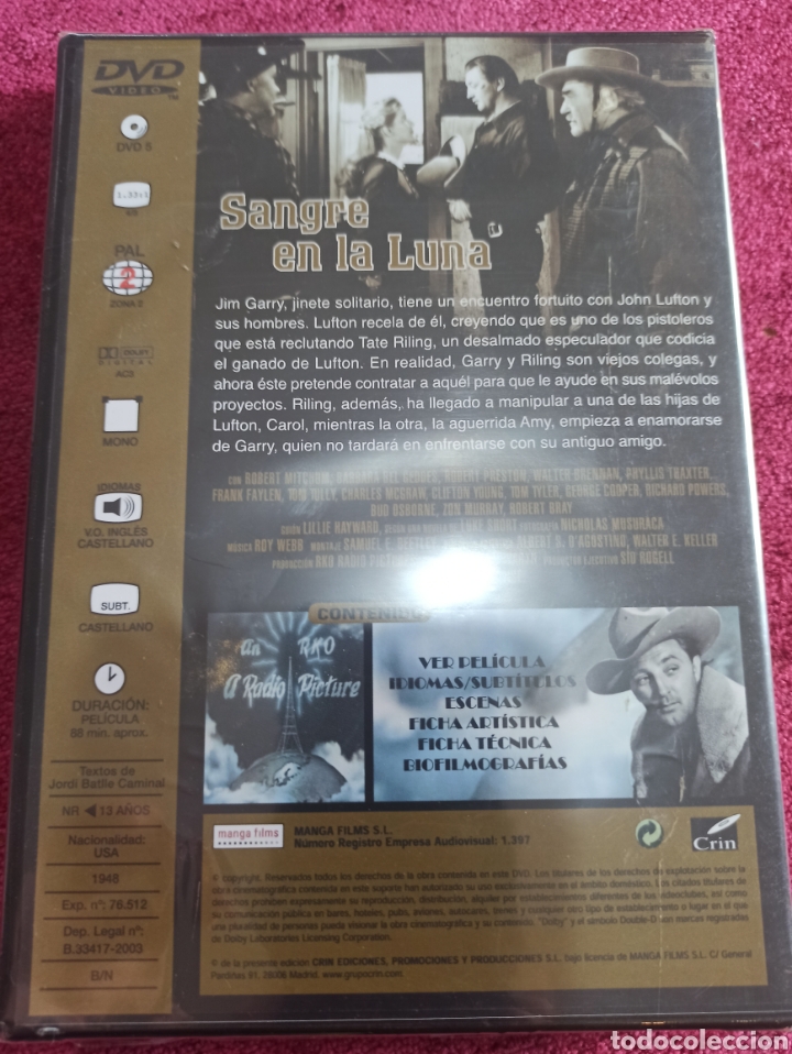 Cine: Sangre en la Luna DVD Robert Wise - Foto 2
