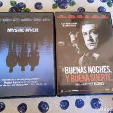 Cine: MYSTIC RIVER + BUENAS NOCHES Y BUENA SUERTE ( GEORGE CLOONEY CLINT EASTWOOD SEAN PENN ) DVD