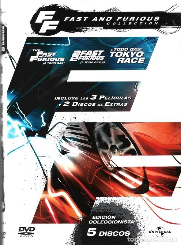 Cine: FAST AND FURIOUS COLLECTION (5 DISCOS)