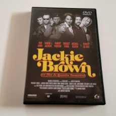 Cine: JACKIE BROWN DVD 1997 QUENTIN TARANTINO SAMUEL L JACKSON MICHAEL KEATON ROBERT DE NIRO PAM GRIER. Lote 400896609