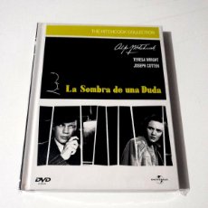 Cine: DVD ”LA SOMBRA DE UNA DUDA” DVD LIBRO DIGIBOOK COMO NUEVO ALFRED HITCHCOCK TERES. Lote 400991384