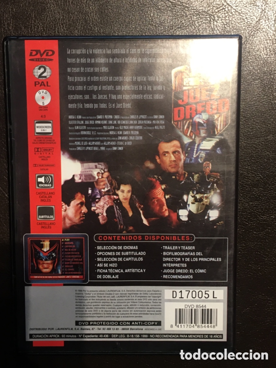 Cine: Juez Dredo - Stallone Dvd - Foto 2