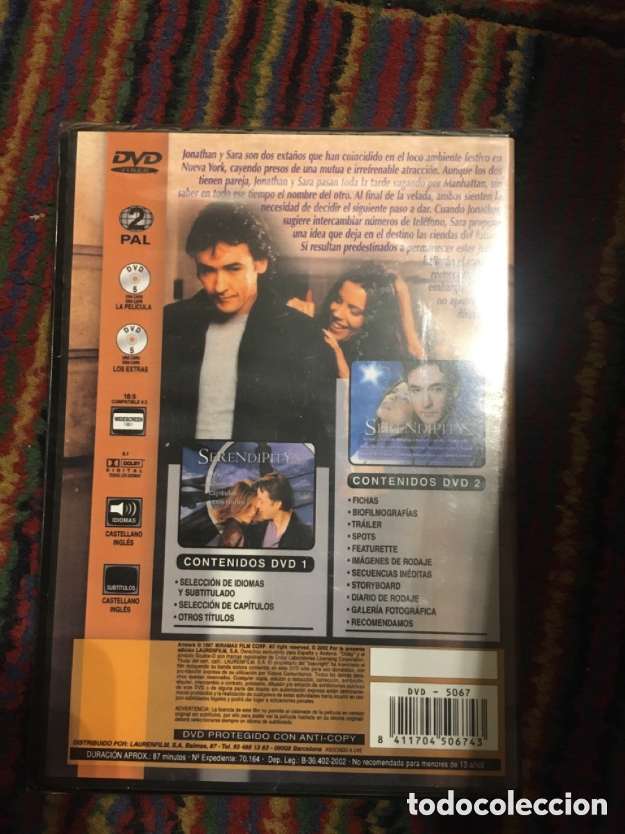 Cine: Serendipity Dvd como nuevo - Foto 2