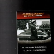 Cine: DVD. EL ENIGMA DE RUDOLF HESS / EL CASTILLO DE HIMMLER... Lote 401347214