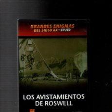 Cine: DVD. LOS AVISTAMIENTOS DE ROSWELL. EL PRESUNTO OVNI DEL VERANO DE 1947 EN NUEVO MEXICO.. Lote 401347599