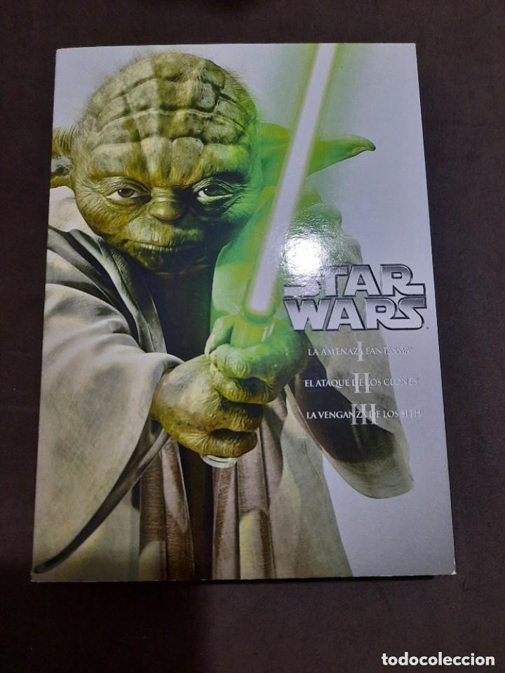 Cine: DVD - STAR WARS TRILOGIA EL COMIENZO I, II Y III - COMO NUEVO