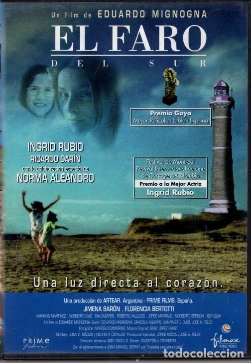 Cine: EL FARO DEL SUR DVD- 2 PREMIOS GOYA A LA PELICULA Y A LA MEJOR ACTRIZ