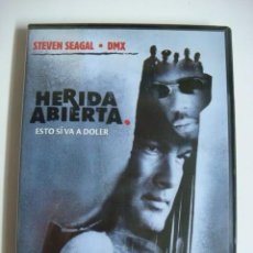 Cine: D.V.D. DE HERIDA ABIERTA CON STEVEN SEAGAL-(G)-Nº-1. Lote 401892984