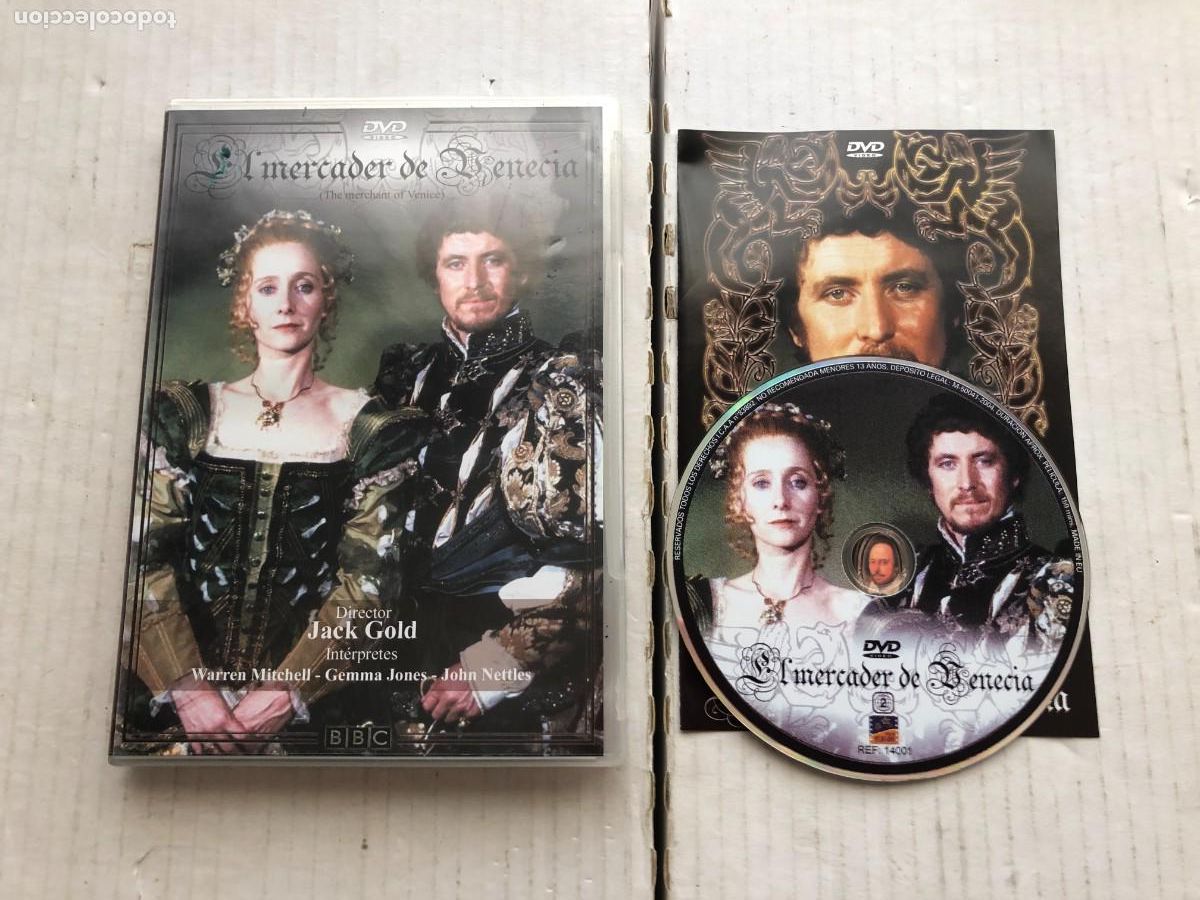 Cine: EL MERCADER DE VENECIA THE MERCHANT OF JACK GOLD WILLIAM SHAKESPEARE - PELICULA DVD KREATEN