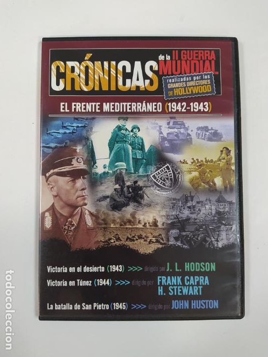 Cinema: CR&Oacute;NICAS DE LA II GUERRA MUNDIAL. EL FRENTE MEDITERR&Aacute;NEO. DVD. TDKV127