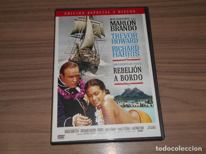 Cine: REBELION A BORDO Edicion Especial 2 DVD Warner TREVOR HOWARD Marlon Barndo COMO NUEVA