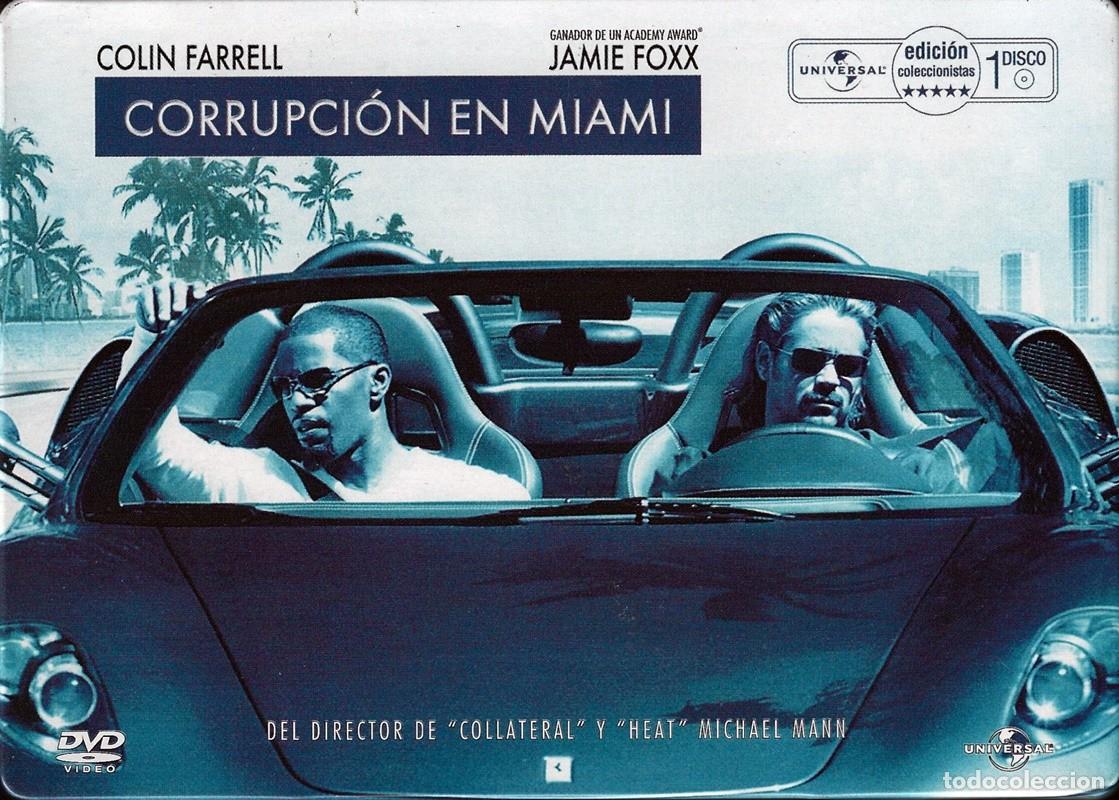 Cinema: CORRUPCI&Oacute;N EN MIAMI COLIN FARRELL ( ESTUCHE MET&Aacute;LICO)