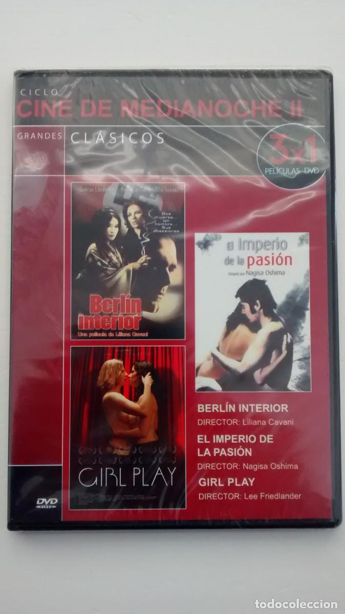 Cinema: Berl&iacute;n interior/El imperio de la pasi&oacute;n/Girl play - dvd precintado (compra m&iacute;nima 3&euro;)