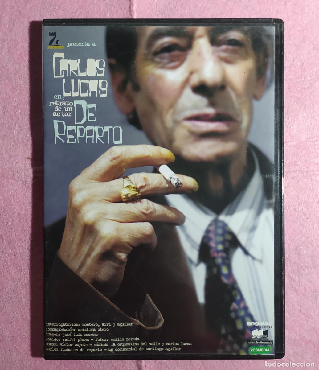 Kino: DVD CARLOS LUCAS - Retrato De Un Actor De Reparto - DOCUMENTAL De Santiago Aguilar (EX/EX)