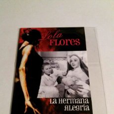 Cine: DVD ”LA HERMANA ALEGRIA” COMO NUEVO CAJA CARTON FINA LOLA FLORES LUIS LUCIA SUSA. Lote 403254674