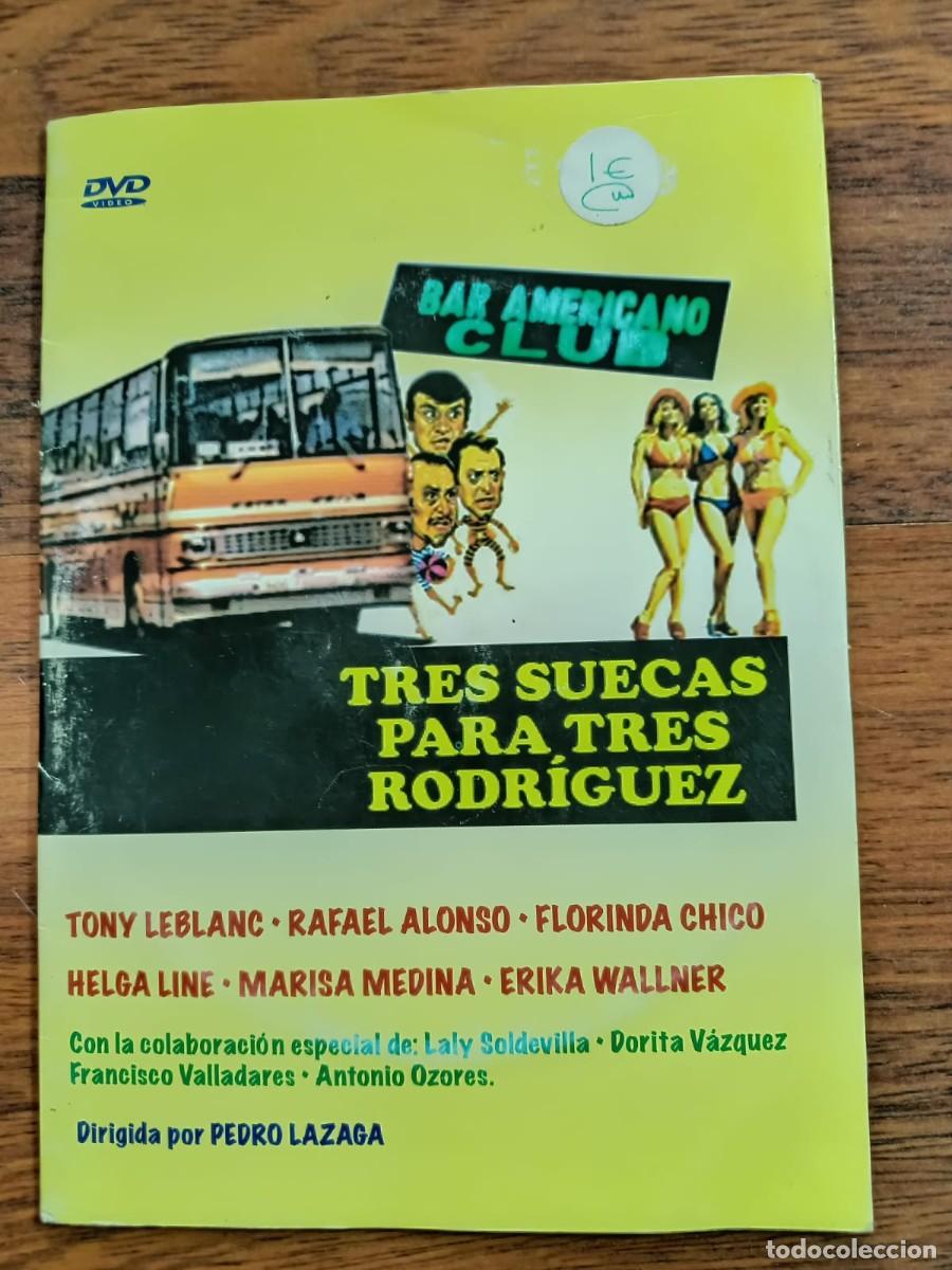 Kino: DVD TRES SUECAS PARA TRES RODRIGUEZ. FUNDA DE CARTON