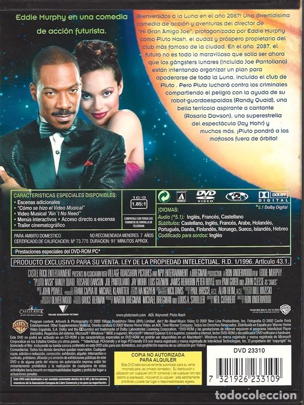 Cine: PLUTO NASH EDDIE MURPHY (FORMATO SNAPCASE) - Foto 2