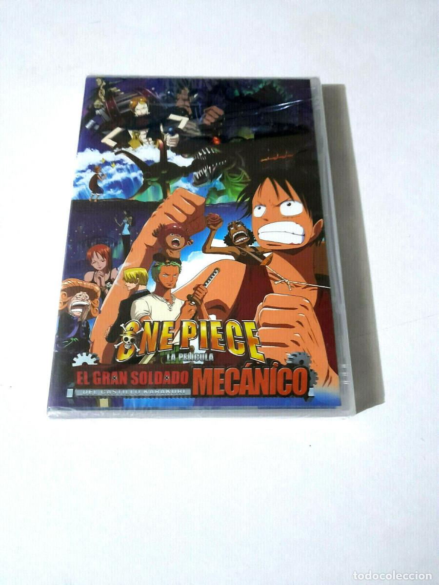Cine: DVD &rdquo;ONE PIECE LA PELICULA EL GRAN SOLDADO MECANICO DEL CASTI&rdquo; PRECINTADO SEALED