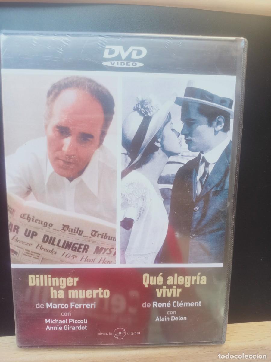 Cinema: DILLINGER HA MUERTO - QU&Eacute; ALEGR&Iacute;A VIVIR -PRECINTADA - DOS PEL&Iacute;CULAS- DVD