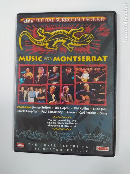 Cine: MUSIC FOR MONTSERRAT. ROYAL ALBERT HALL. 15 SEPTEMBER 1997. DVD. TDKV128