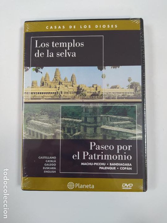 Cinema: LOS TEMPLOS DE LA SELVA. PASEO POR EL PATRIMONIO. N&ordm; 7 CASAS DE LOS DIOSES. DVD. TDKV128