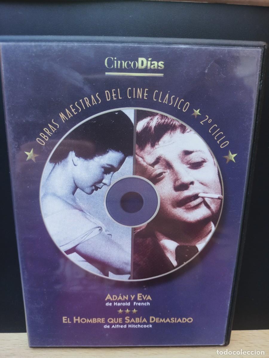 Cinema: AD&Aacute;N Y EVA Y EL HOMBRE QUE SAB&Iacute;A DEMASIADO - OBRAS MAESTRAS DEL CINE CL&Aacute;SICO - DOS PEL&Iacute;CULAS EN UN D