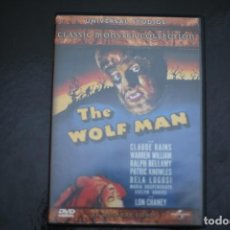 Cine: DVD THE WOLF MAN (1941) REMASTERIZADA. EDICIÓN ESPAÑOLA DESCATALOGADA