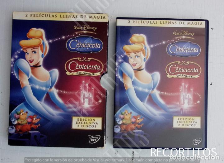 Cine: dvd disney cenicienta 1 y 2 edicion especial dos peliculas que pasaria si edicion coleccionista