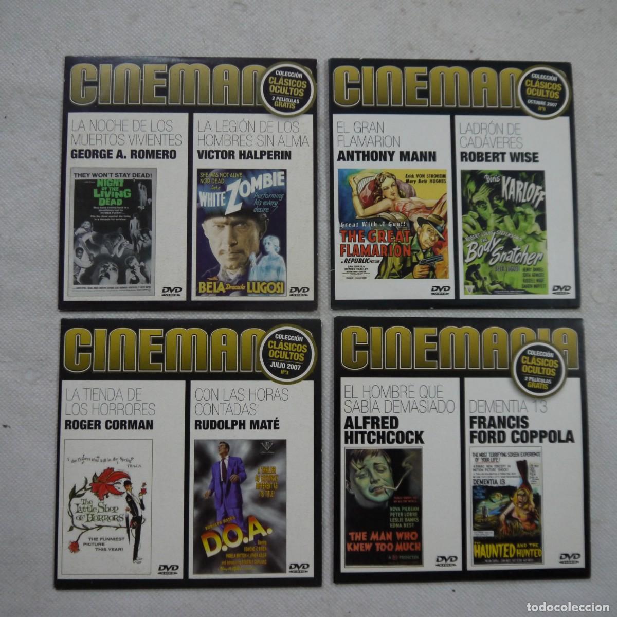 Cine: LOTE 4 DVD COLECCI&Oacute;N CL&Aacute;SICOS OCULTOS