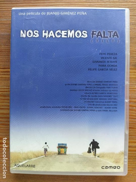 Cinema: DVD NOS HACEMOS FALTA (TILT) - JUANJO GIMENEZ PE&Ntilde;A (227)