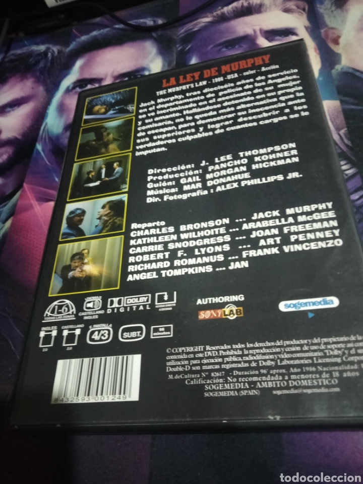 Cine: La ley de Murphy dvd -154 - Foto 1