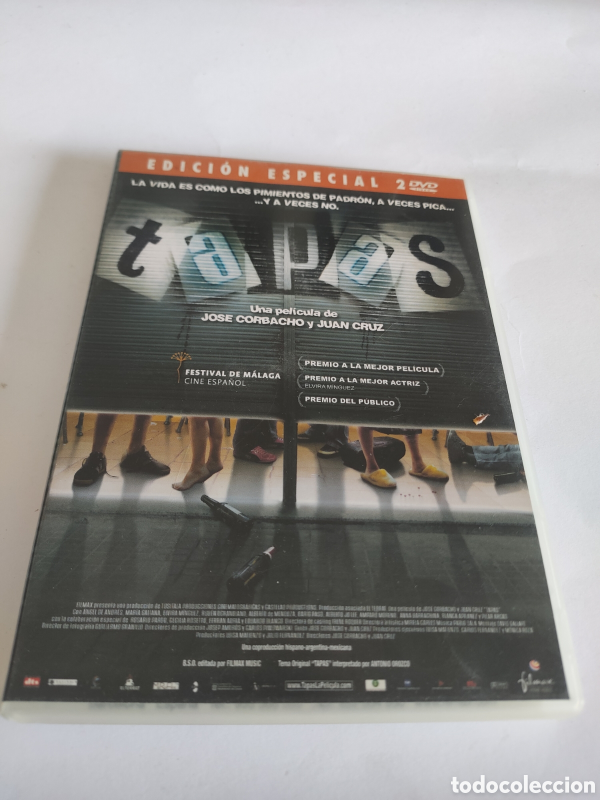 Cinema: S455 tapas DVD SEGUNDAMANO
