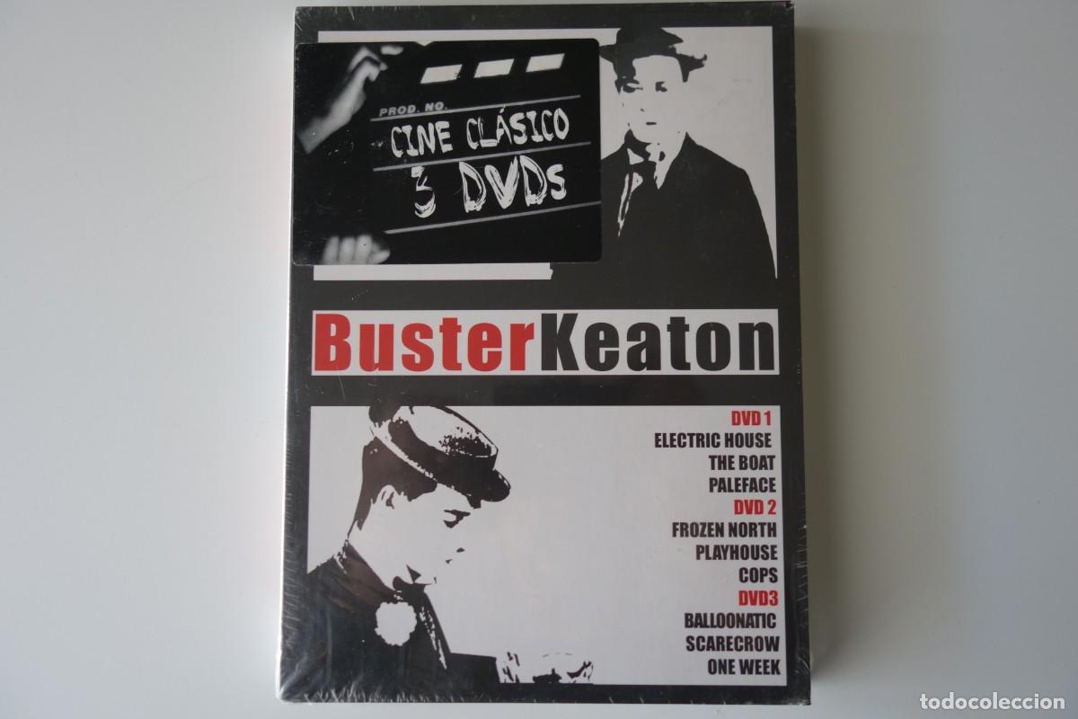 Cine: COLECCI&Oacute;N BUSTER KEATON. PACK 3 DVDs CON 9 PEL&Iacute;CULAS CL&Aacute;SICAS. PRECINTADO
